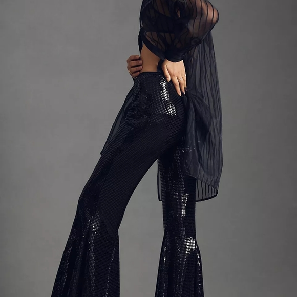 NWT   Anna Sui Quadrophenia Sequin Pants - Picture 3 of 4